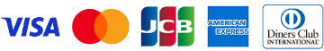 VISA Mastercard JCB AMEX Diners